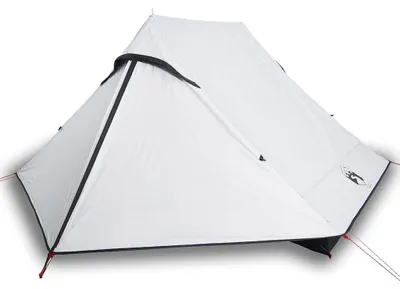 Produktbild von vidaXL Campingzelt 2 Personen Weiß Verdunkelungsstoff Wasserdicht