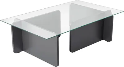 Produktbild von Kallias - Couchtisch, 105x65x30h cm Anthrazit Schwarz, Zeitschriftenständer