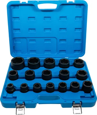 Produktbild von BGS 5242 Kraft-Steckschlüssel-Einsätze, 19-55 mm, 20 (3/4) 17-tlg.