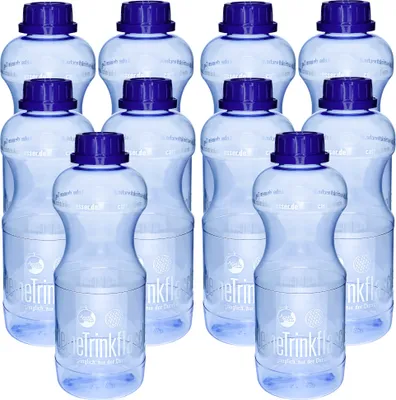 Produktbild von AcalaQuell Super Spar Set Tritan Trinkflasche EVA 1 Liter