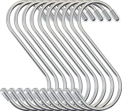 Produktbild von S-Haken Edelstahl Robuste Metallhaken S-förmige Haken