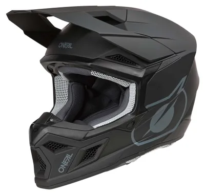 Produktbild von Oneal 3SRS Solid Motocross Helm, schwarz/matt, XS (53/54)