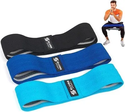 Immagine prodotto di Fasce elastiche Famanu per glutei e fianchi - 36 x 8,13 x 0,03 cm