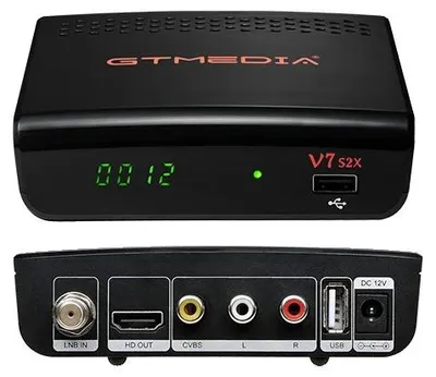 Produktbild von Satelliten-HD-Receiver, unterstützt DVB-S/S2/S2X, HD 1080P-Ausgabe, GTMEIDA V7 S2X, EU-Stecker