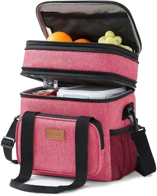 Produktbild von Isolierte Lunchbox Mittelgröße rosa 12L