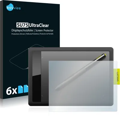 Produktbild von 6x Für Wacom One s CTL-471 Schutzfolie Savvies Displayschutz Display Schutz Folie Klar Transparent