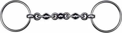 Produktbild von FEELING Waterford Gebiss, Mundstück mit eingearbeiteten Kugeln, Größe:Mundstück 135 mm Mundstückstärke 18 mm