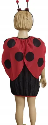 Produktbild von U Wiktora Marienkäfer Kostüm Kleid Flügel Antennen Gr. 134-140