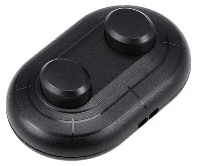 Fußpedal-Druckschalter, 2 Tasten, Ein/Aus, Schwarz, 500 W