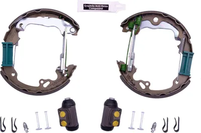 Produktbild von HELLA Bremsensatz Trommelbremse Hinten für FORD FOCUS (DAW, DBW) 8DB 355 004-491