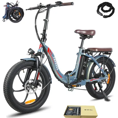 Produktbild von E-bike klapprad 20 zoll Akku 36 V 20 Ah 720 Wh Rostfreie Aluminiumlegierung Wasserdicht IPX5 bis zu 120 - 150 km Pedelec 7 Gang, Grün