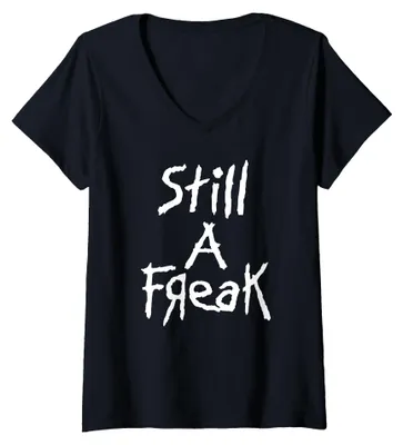Image de T-shirt Damen Korn Still A Freak, col en V.
T-shirt à col en V