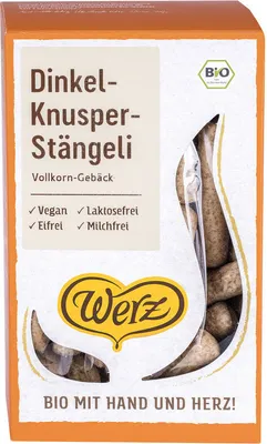Zdjęcie produktu dla Paluszki orkiszowe - herbatniki pełnoziarniste niesłodzone 125g