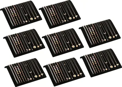 Set Di 2 Espositori Per Magliette - Altezza Regolabile 50,8-88,9 Cm, Base In Metallo, Gancio In Legno, Nero