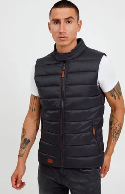 Produktbild von BLEND BHCam Herren Weste Steppweste Outdoor Weste mit Stehkragen Reißverschlusstaschen Regular fit