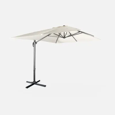 Produktbild von sweeek - Rechteckiger Sonnenschirm 3x4 m - Ecru