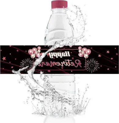 Produktbild von Wasserdichte rosa Alterssicherheits-Wasserfleischetikett-Sticker - 50 Stück