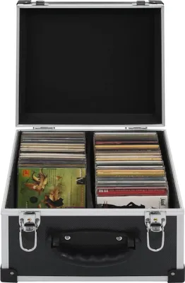 Produktbild von "2026 Promotion" CD-Koffer für 40 CDs Aluminium ABS Schwarz - Werkzeugkoffer CC32579