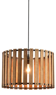 Produktbild von Pendelleuchte Holz Eiche MOOD Ø38 cm – 1-flammig, E27