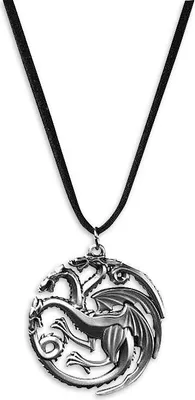 Produktbild von Game of Thrones Halskette Logo Targaryen
