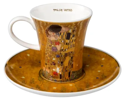Produktbild von Espressotasse, Porzellan, Gold, 100 ml