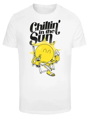 Image de Mister Tee - T-shirt pour hommes "Chillin' In The Sun" (référence TN2199) (taille 3XL) (blanc)