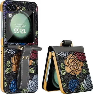 Produktbild von Für Samsung Galaxy Z Flip7 FE / Flip6 5G Full Cover Motiv Hülle Handschl.