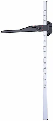 Produktbild von AMKA Pferde Messstock Stockmaß MINI für Pferde bis 100 cm mit Wasserwaage  ALU Stockmaß