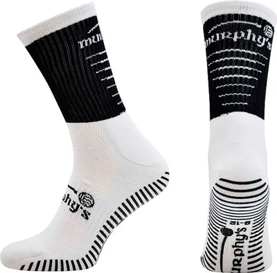 Produktbild von Murphy's Sportsocken Pro Mid Grip Erwachsene Schwarz/Weiß Anti-Rutsch