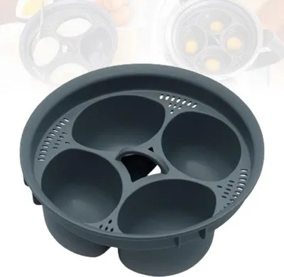Obrázek produktu pro Vařič vajec na 4 vejce, kuchyňský doplněk pro Thermomix TM6/TM5, nerezová ocel, do kuchyně