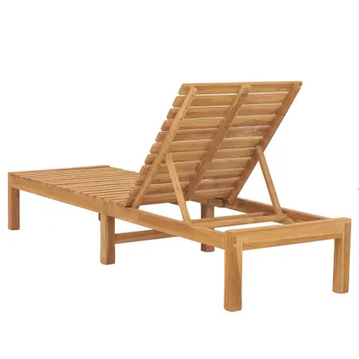 Produktbild von vidaXL Sonnenliege Massivholz Teak