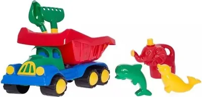 Produktbild von Samochód duży z dodatkami do piasku i konewką