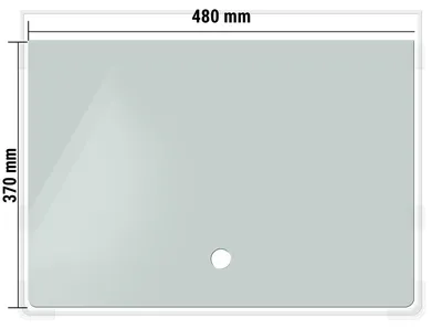 Produktbild von Dennerle Abdeckscheibe für Nano Tank - Abdeckscheibe mit Griffloch