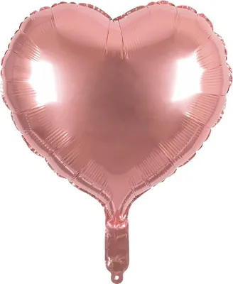 Produktbild von Herz Folienballon rosé
