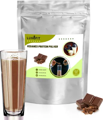 Produktbild von Schoko Veganes Protein Eiweiß Pulver Zuckerfrei 200 g