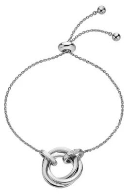 Image de Charmant bracelet en argent avec trio de diamants DL706