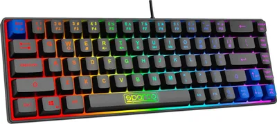 Immagine prodotto di Sparco SPKEYBWIRED tastiera USB QWERTY Inglese US Nero