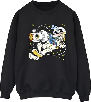 Produktbild von Disney - "Reading In Space" Sweatshirt für Damen BI28941 (S) (Schwarz)