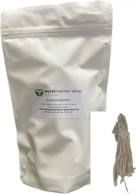 Produktbild von Schweinedarm Kaliber 34/36 gesalzen 10 Meter 1A helle Ware Top | wurstmacher-shop