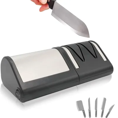 Produktbild von Elektrischer Küchenmesser-Schärfer mit 2 Stufen zum Schärfen und Polieren