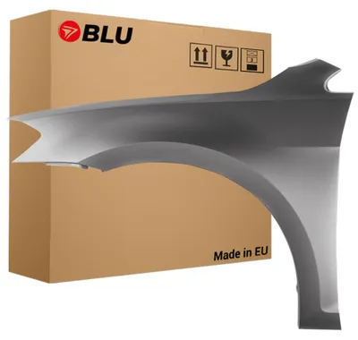 Productafbeelding van BLU Spatbord geschikt voor VW Volkswagen Golf VII 7 LIFT LA7N Links Zilver KalksteinGrau | 2017-2020 | Voorzijde | Gelakt | Montageklaar | Verzinkt
