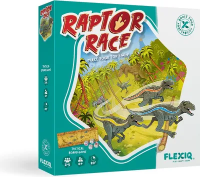 Produktbild von FlexiQ Denkspiel Raptor Race 5430003112434