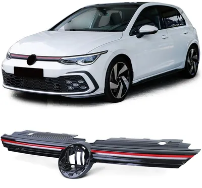 Image de Calandre de style GTI pour VW Golf 8 et GTI (à partir de 2019)