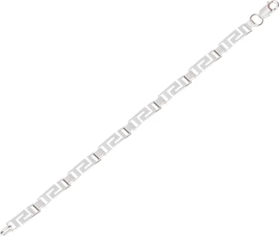 Produktbild von Armband 925 Sterling Silber 19cm Dreikantkette Herren Ankerkette Armbandkette