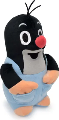 Produktbild von Kuscheltier Der kleine Maulwurf mit Hose 25 cm Schwarz/Blau, 45917C
