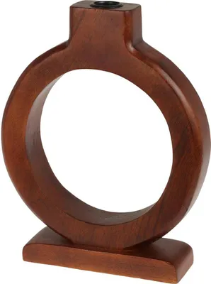 Obrázok produktu pre H&S Decoration svietnik z mangového dreva hnedý 21 cm