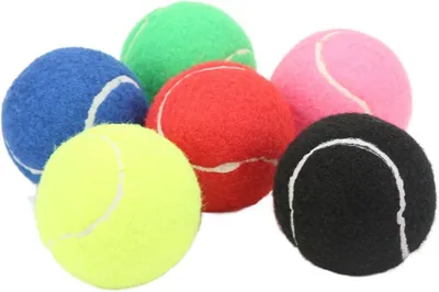 Produktbild von Bunte Übungstennisbälle, 6er-Set