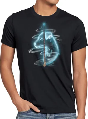 Produktbild von BaumwolleCloud Patronus Ron Herren T-Shirt potter schule zauberei magic harry