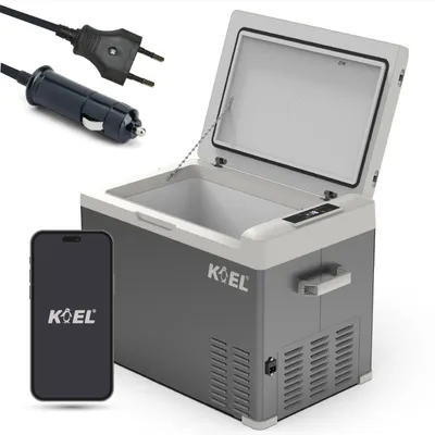Produktbild von KOEL Crate 40 - Kompressor Kühlbox - Auto Kühlbox - 40L - Duale Stromversorgung 12V und 230V