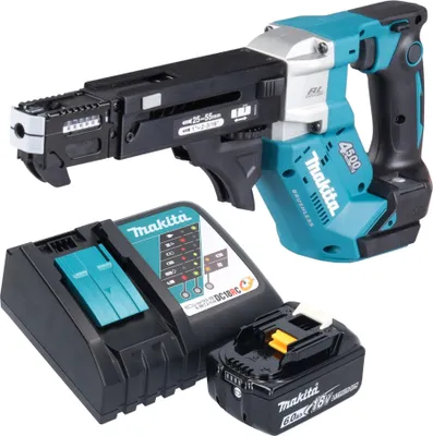 Produktbild von Makita DFR 552 RG1 Akku Magazinschrauber 18 V 25 - 55 mm Brushless + 1x Akku 6,0 Ah + Ladegerät